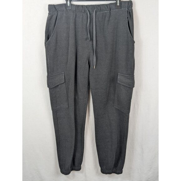 SP Active Cargo Sweatpants Drawstring Gray Men's Size XL - Picture 1 of 10